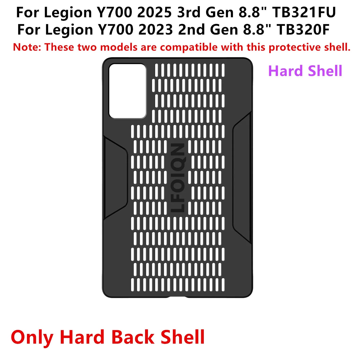 HUWEI Case For Lenovo Legion Y700 2025 2023 8.8" Game Tablet for LEGION Y700 2nd 3rd Gen TB-321FU TB-320F TB-320FC Cover Shell