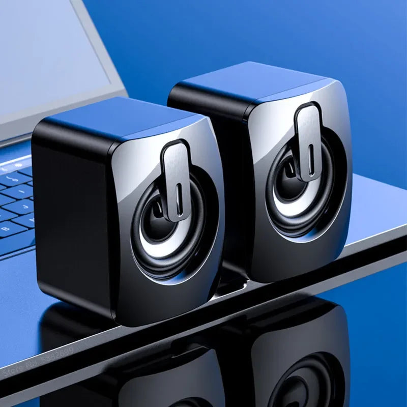 Stereo Speaker For Desktop Computer Laptop PC Notebook Wired Mini Home Musical Music Sound Box Caixa De Som Portable Altavoces