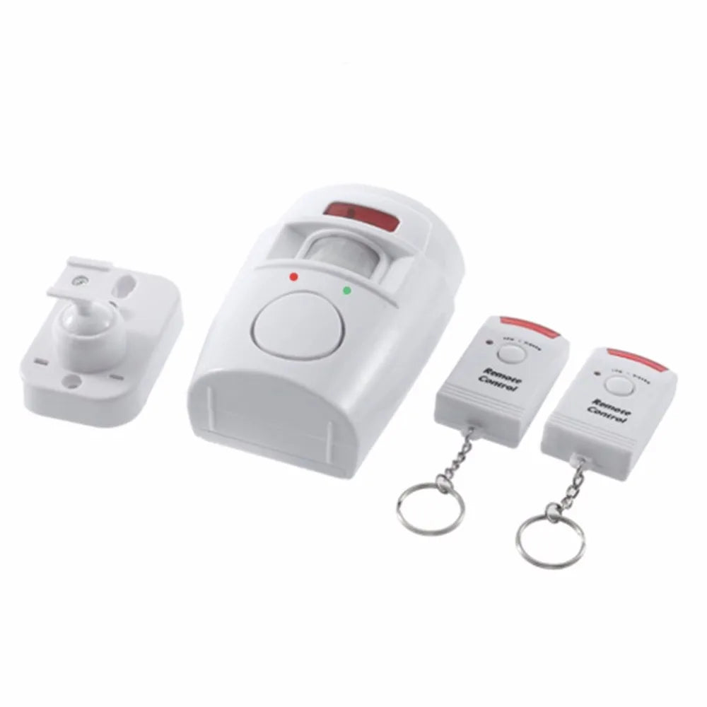 Wireless Motion Sensor Alarm Security Detector Indoor Outdoor Home Security System With Remote Control For House Garage