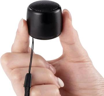 Mini Bluetooth Speaker HD Sound with Bass Smallest Wireless Speaker for Phone PC Tablet with Selfie Button Call Function Cute