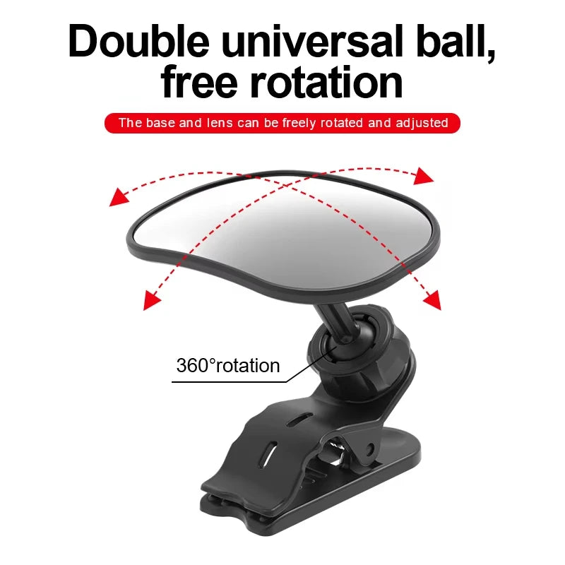 New Car Rearview Mirror Wide View Safety Mirror For Windshield Infant Car Seats Clear Reflection 360-Degree Rotatable Adjustable