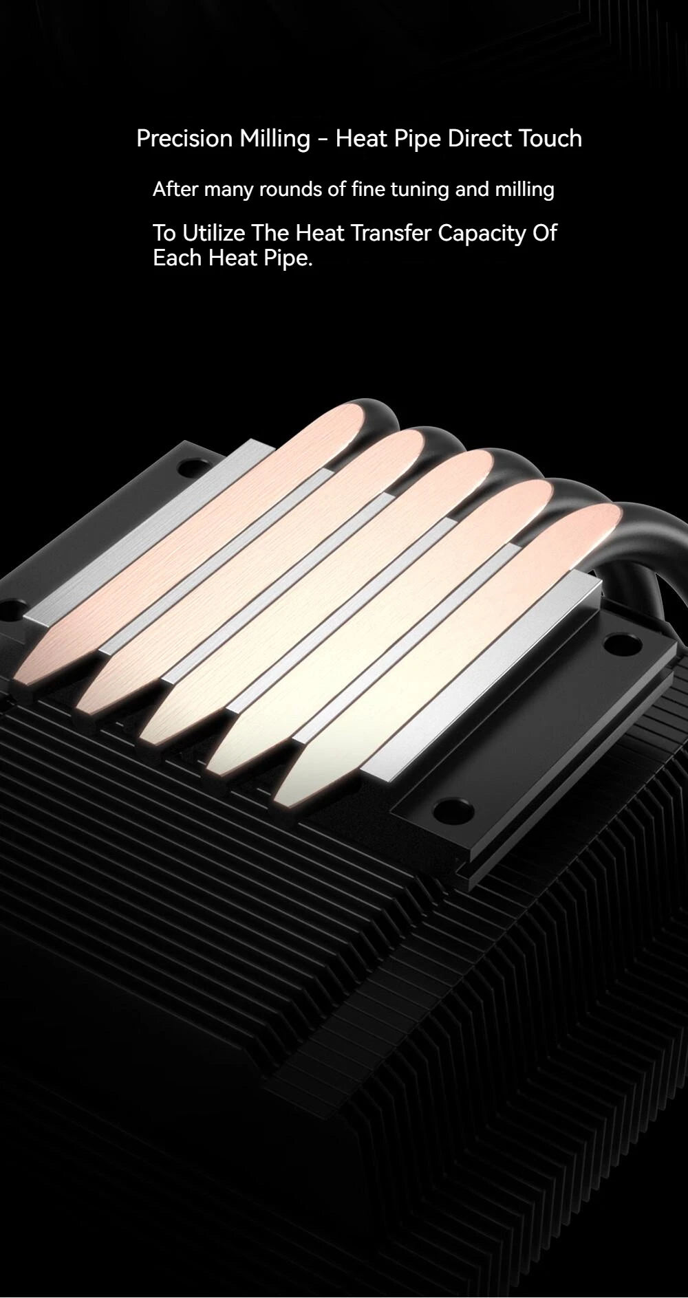 ID-COOLING IS-50X 5 Heat Pipes ITX Air Cooling CPU Processor Cooler 4Pin PWM 12015 Fan For Intel LGA 1700 1200 AM4 AM5 Radiator