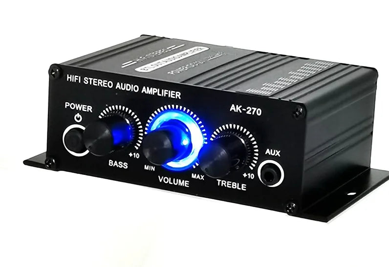 Ak170 Light Mini STEREO Power Amplifier With 4 Inch Speaker DIY Kit Vending Pinball Audio Arcade Game Machine Module Mp3 Player