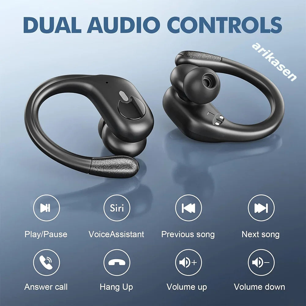 Bluetooth 5.3 Wireless Over-Ear Headphones – HiFi Stereo Sound