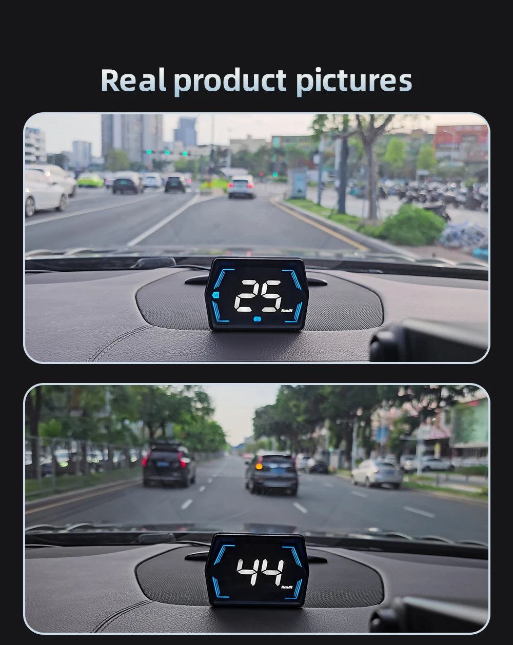 ZMFJH G20 HUD GPS Display Car Digital Speedometer Head-Up Display Eletronics Speed Alarm Gadgets Inteligent Compass For All Car