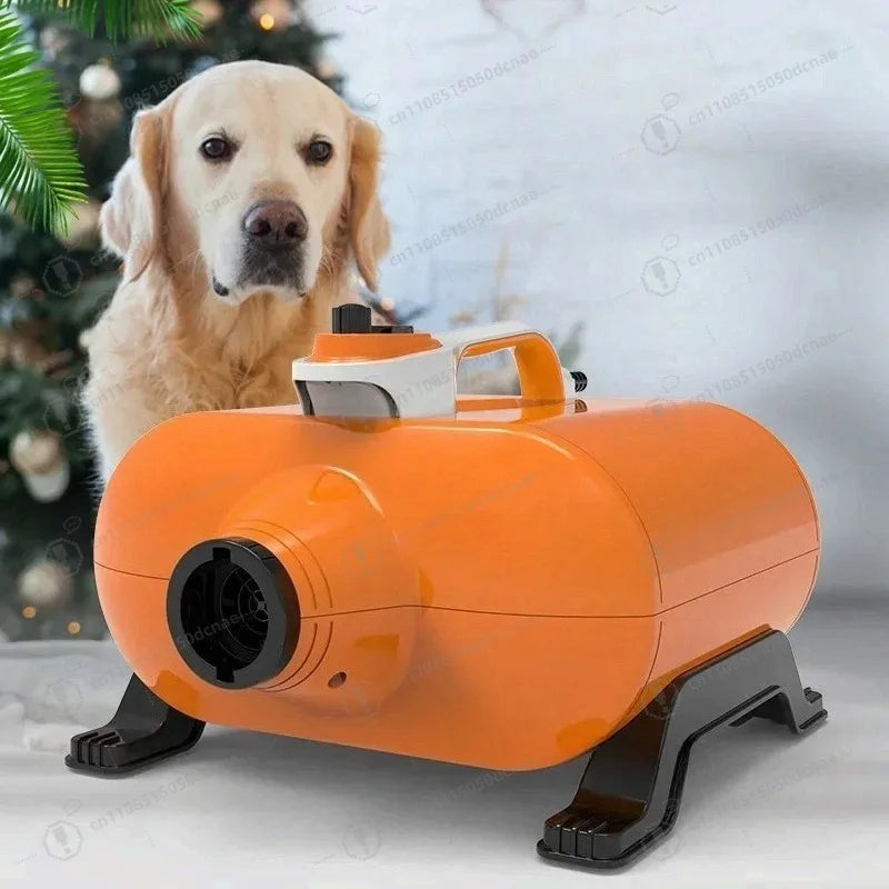 2-in-1 High Velocity Pet Hair Dryer, 3000W Professional & Home Use Dog Grooming Blower for All Size Dogs