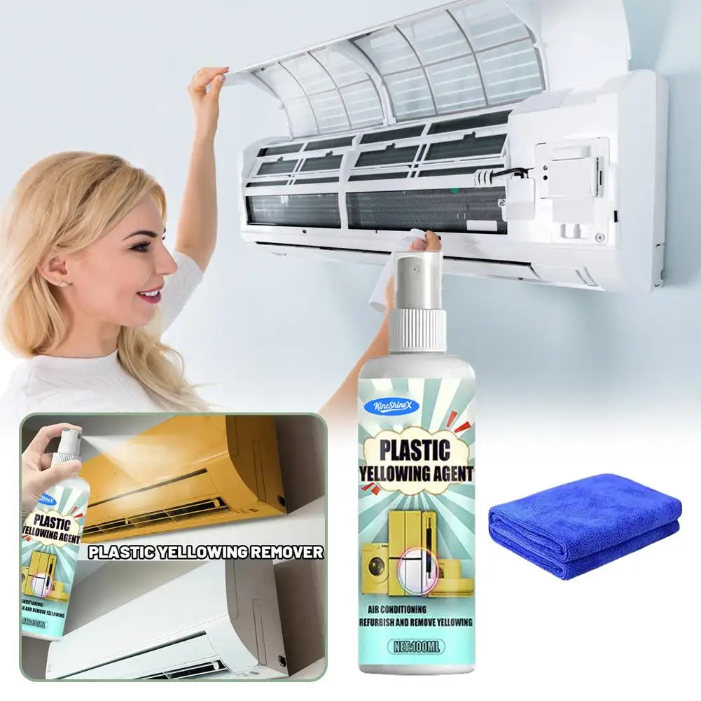 Air Conditioning Washing Machine Clean Agent Plastic Yellowing Remover AntiOxidation Appliances Yellowing Remove Cleaning Agent