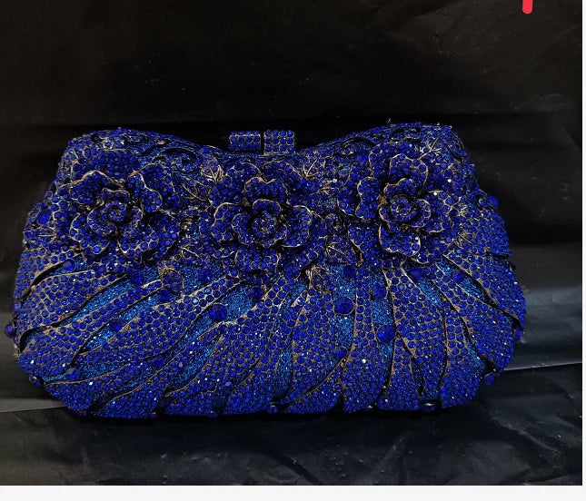 XIYUAN Women's Diamond Handbags Rhinestones Evening Bags Bridal Stones Clutch Purse Lady Clutches Bags Party Wedding Evening Bag