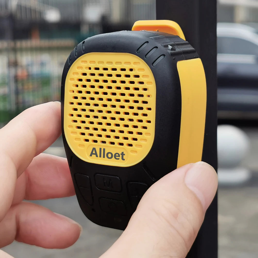 Wearable Bluetooth Speaker Magnetic Clip-On Wireless Speaker Waterproof Portable Sound with Strap for Hands-Free Music/Calls