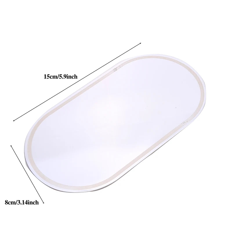 Car Makeup Mirror Car Stainless Steel Portable Auto Sun-Shading Visor HD Mirrors Car Interior Mirror Universal Car-styling