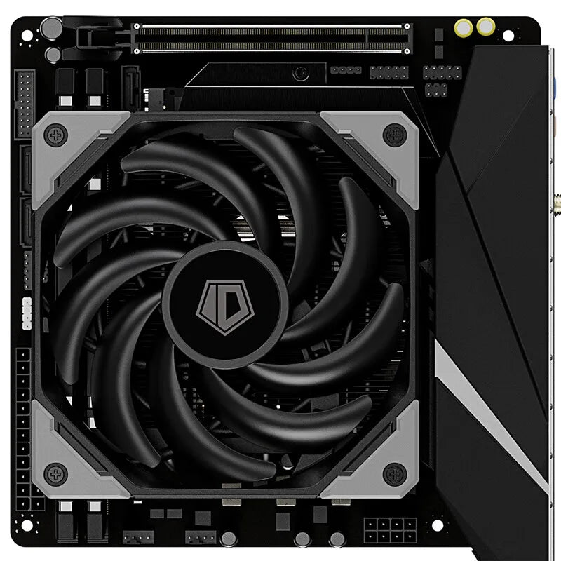 ID-COOLING IS-50X 5 Heat Pipes ITX Air Cooling CPU Processor Cooler 4Pin PWM 12015 Fan For Intel LGA 1700 1200 AM4 AM5 Radiator