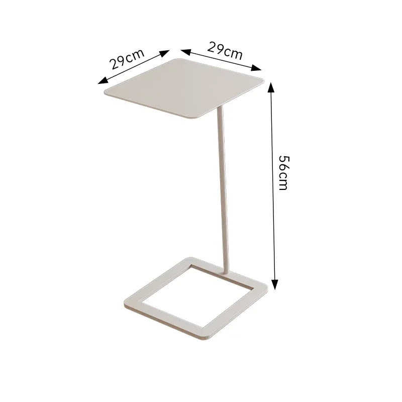 Corner Side Table for Living Room Narrow Sofa Gap Mini Coffee Table Outdoor Small Side Desk