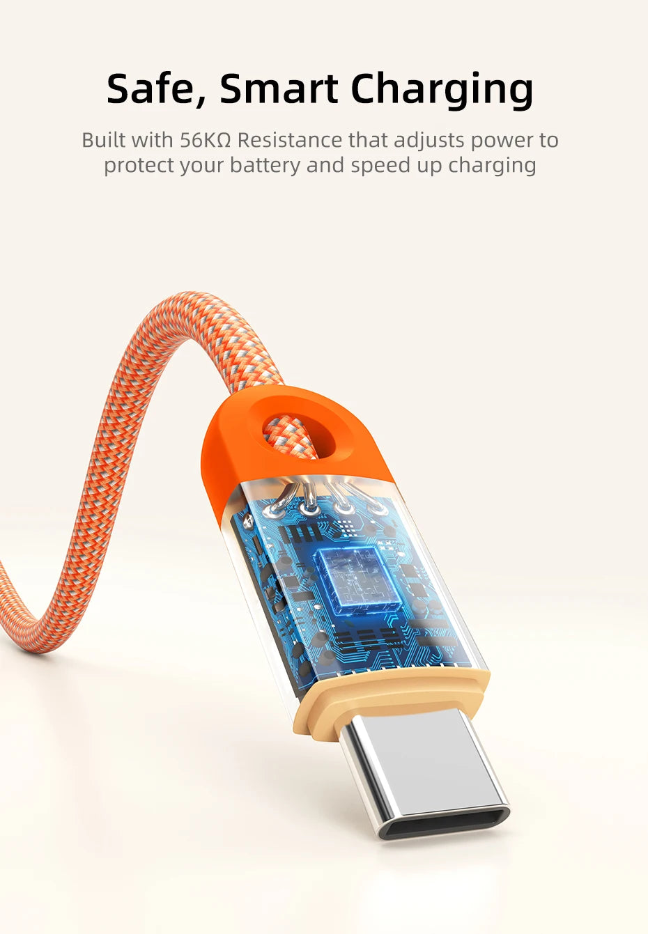 CABLETIME USB C to USB C Cable 60W 480Mbps Fast Charging Cable 3A Braided Type C to Type C Cable for Moble Phone Laptop HUAWEI