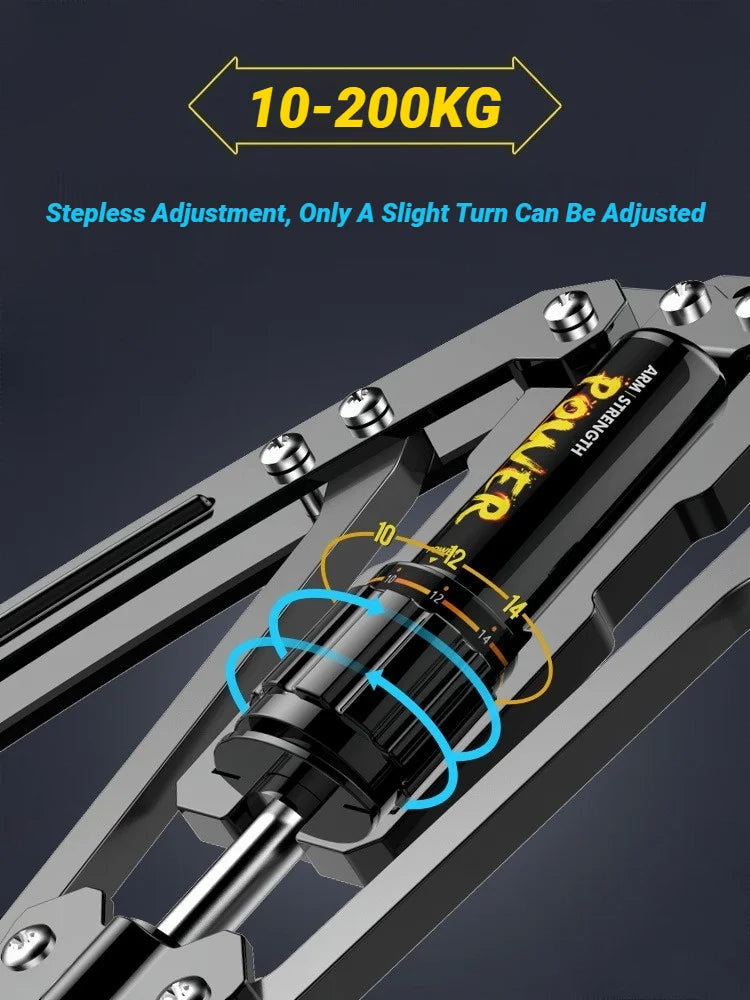 Adjustable 10-200Kg Hydraulic Power, Home Chest Amplifiers, Forearm Exerciser, Expander For Arm, Biceps,Abdomen, Strength