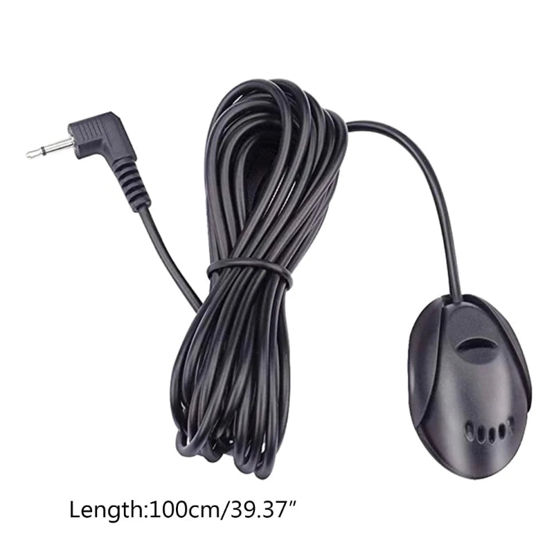 3.5mm Car External Microphone Bluetooth-compatible Car Dashboard Or Sun-Visor Mic Stereo Radio GPS Adapter