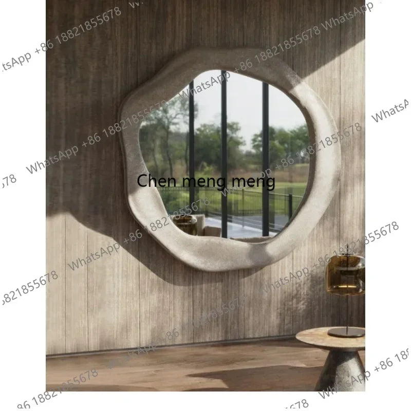 XIrregular bathroom mirror retro art deco, makeup, porch wall mirror
