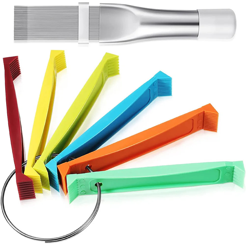 Plastic Air Conditioner Fin Cleaning Tool Portable Universal Condenser Radiator Fin Comb for Auto Cooling System CleanRepair Kit
