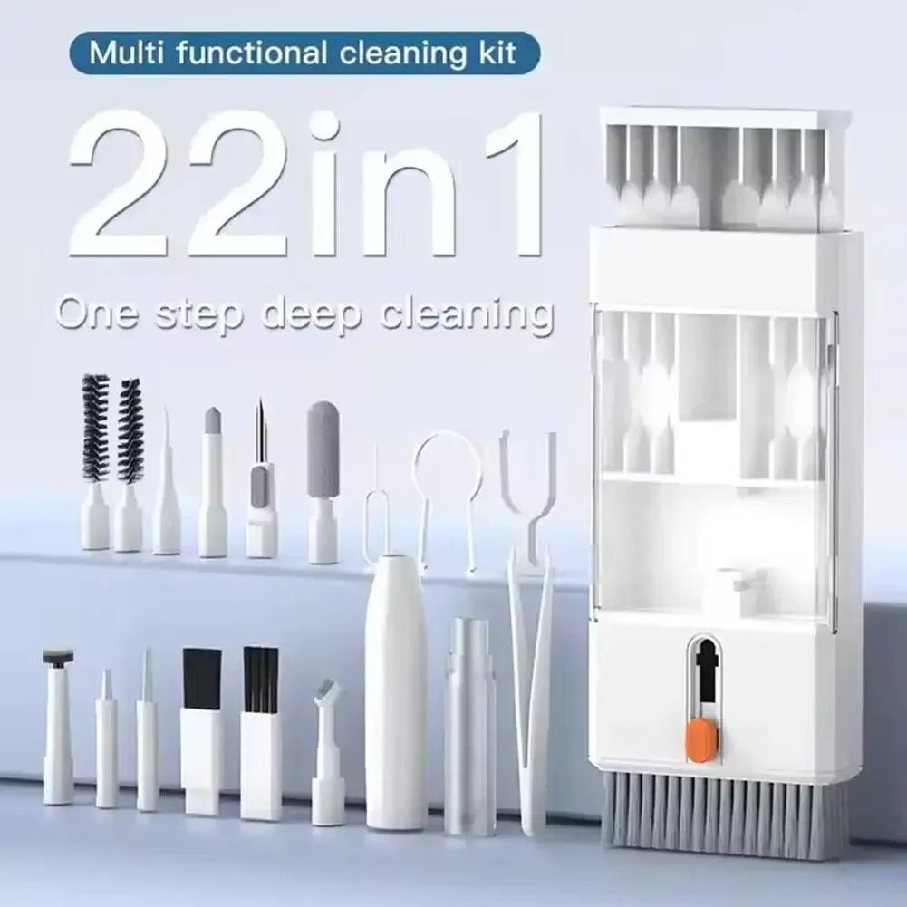 22-in-1 Electronic Device Cleaning Kit Professional Tools for iPhone AirPods Headset Keyboard Laptop Computer screen cleaning