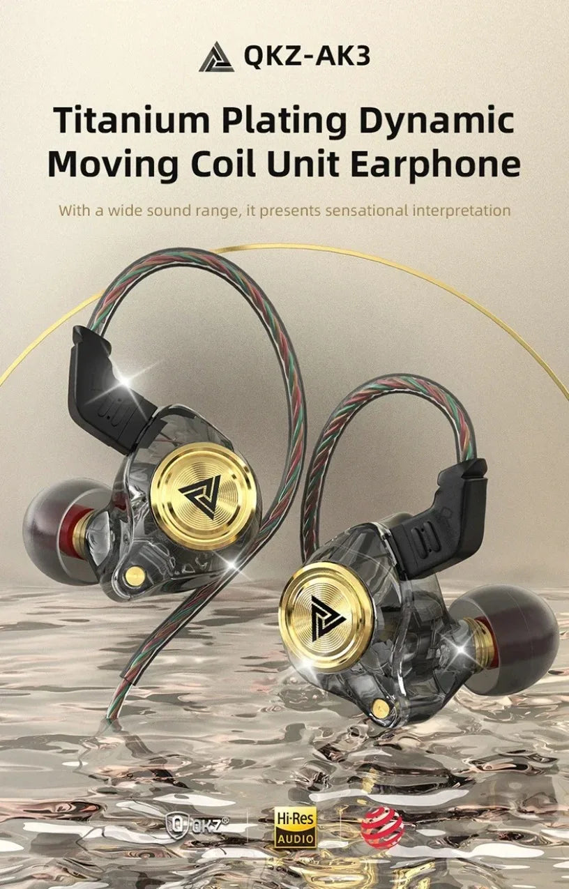 QKZ CK5 FiLe Wired HiFi Earphones