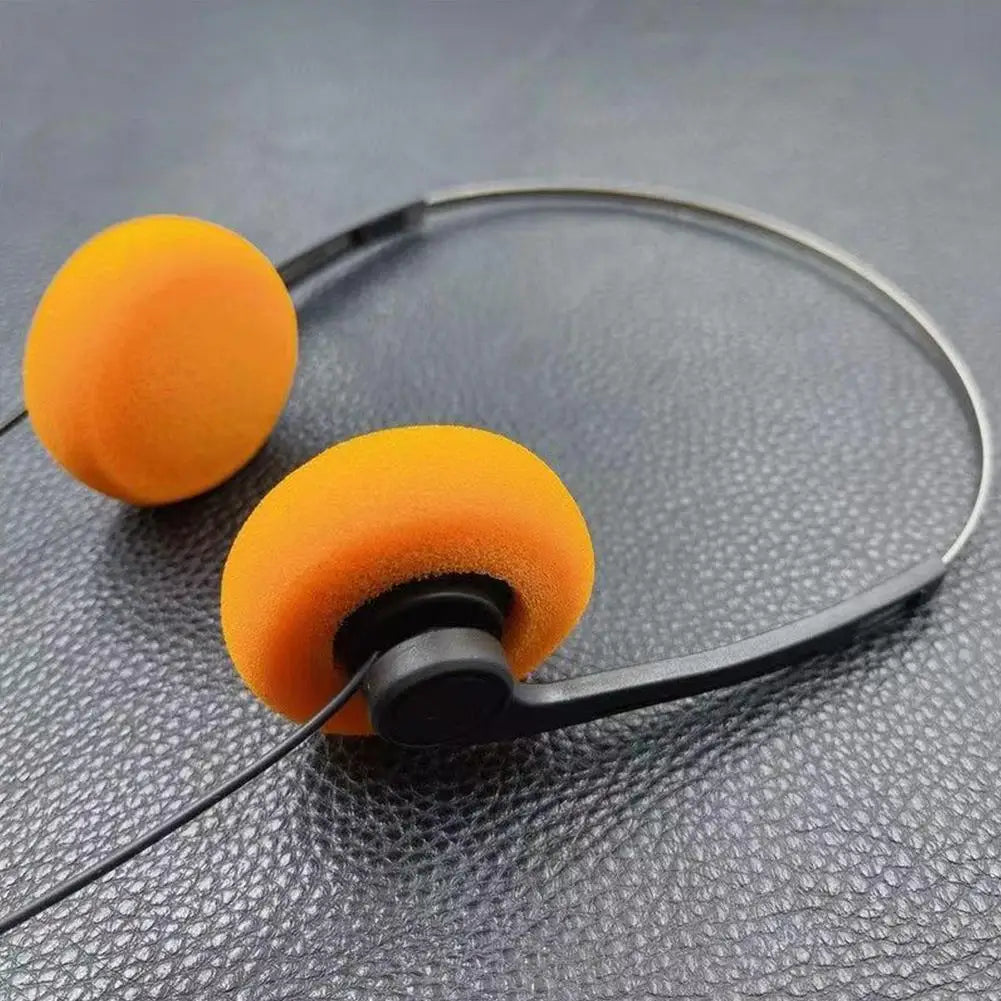 1pc Retro Nostalgic Headsets  Vintage Wired Headphones Classic Comfortable Earmuffs HiFi Noise Isolating Gaming Music Headsets