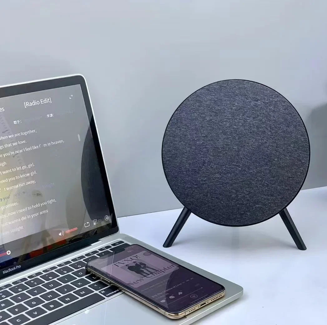 Mini Bluetooth Speaker UFO Design BT 5.4 HIFI Stereo Wireless Boombox Home Theater Sound System Support TWS TF USB AUX FM Play