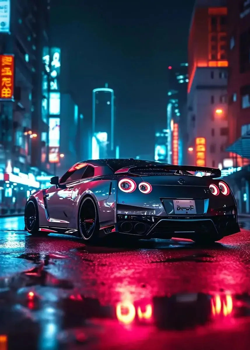 Car Wall Art Picture GTR Vehicle Modern Canvas Painting Poster and Prints for Living Room Bedroom