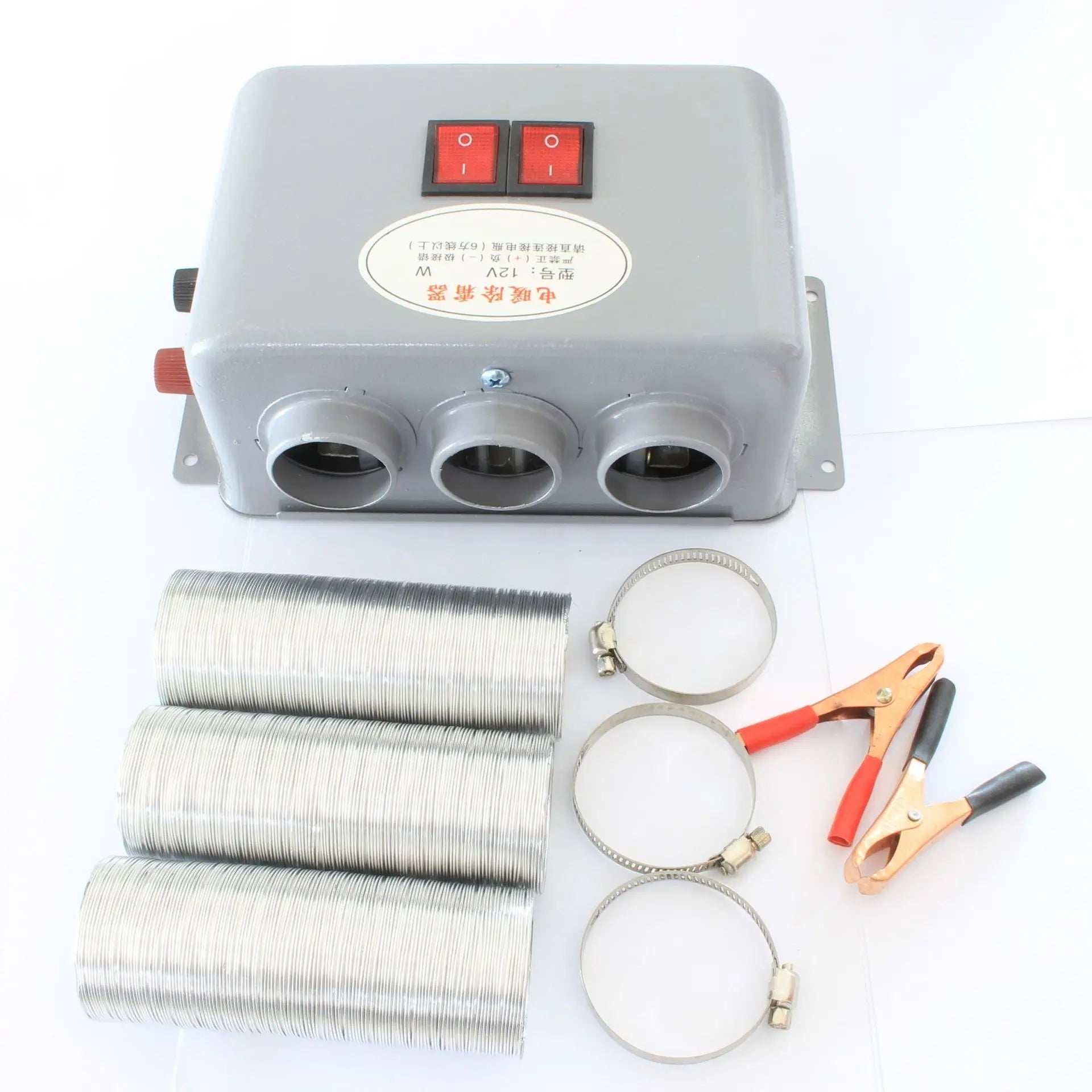 12V 24V 800W Car Heater Electric Cooling Heating Fan Portable Electric Dryer Windshield Defogging Demister Defroster Trucks Boat