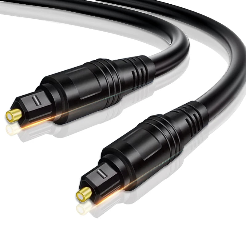 Digital Optical Audio Cable Toslink SPDIF Coaxial Cable 1m 2m 3m 5m 10m for Amplifiers Blu-ray Xbox 360 PS4 Soundbar Fiber Cable