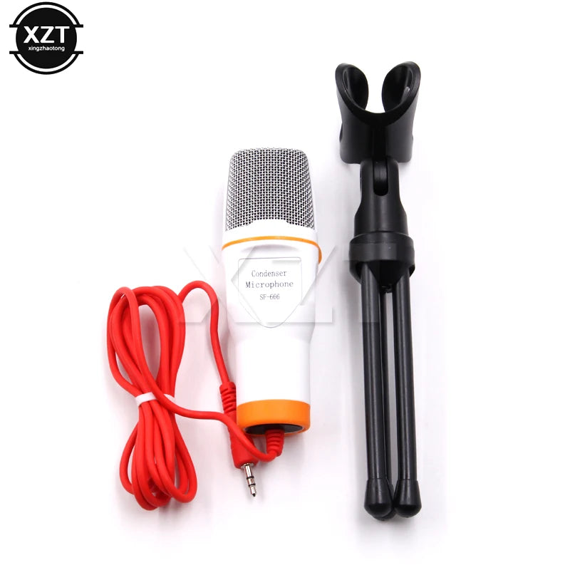 Microphone Professional Sound Podcast Studio microphone for computer Laptop Skype Singing Desktop speech meeting