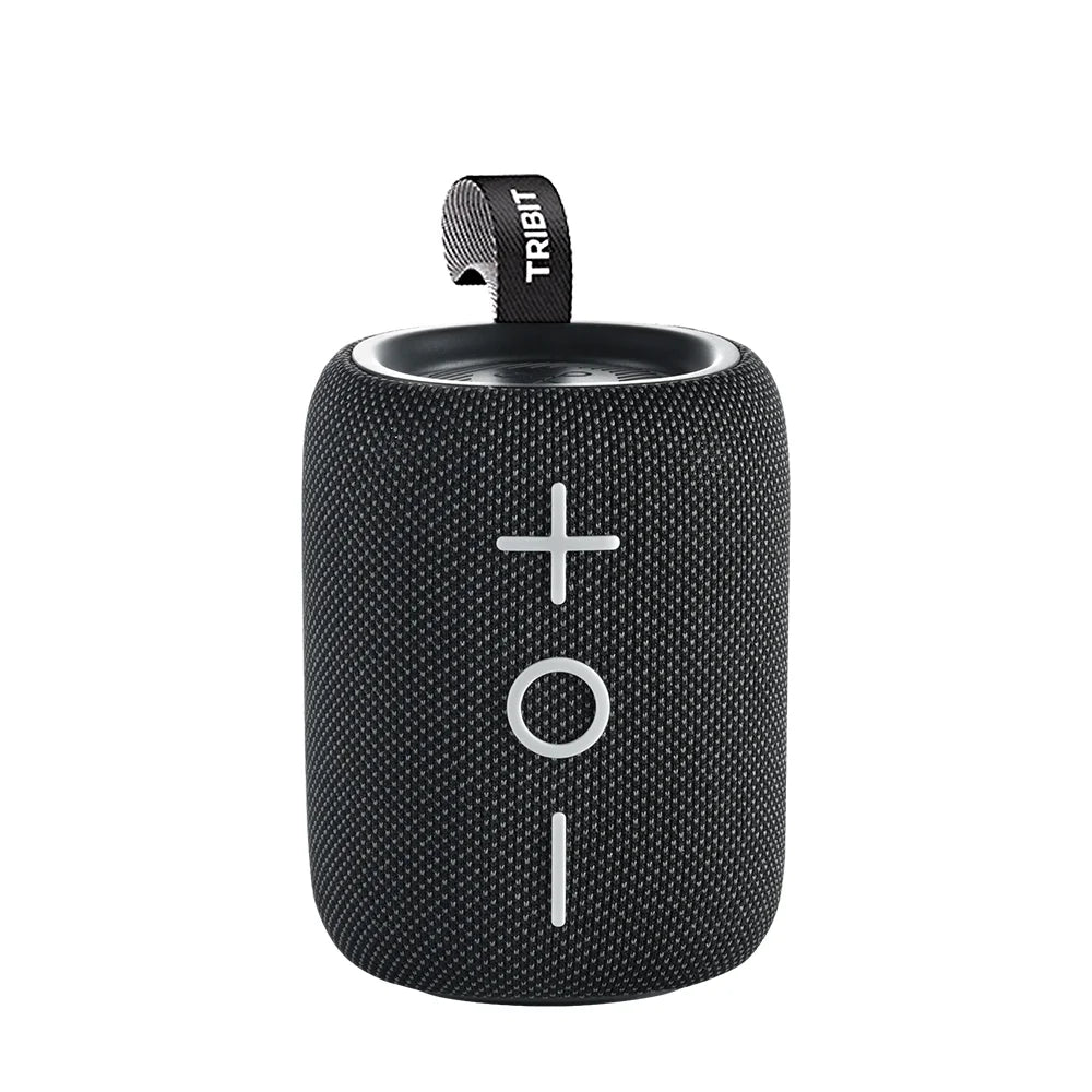 TRIBIT New StormBox Mini+ Portable Bluetooth Speaker,12W Power 360° Sound With XBass, LEDs, APP Control, IPX7 Waterproof Outdoo