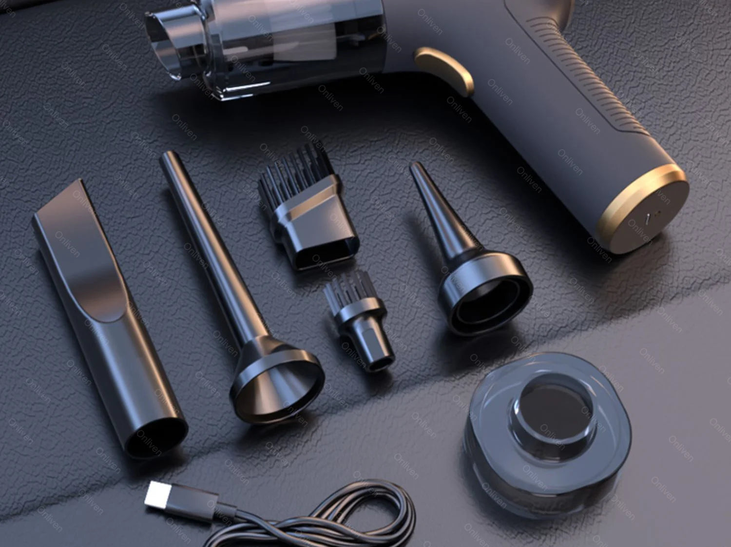 98000PA Car Vacuum Cleaner Mini Cleaning Machine Strong Suction USB Handheld for Car Home Appliance Portable Wireless Cleaner