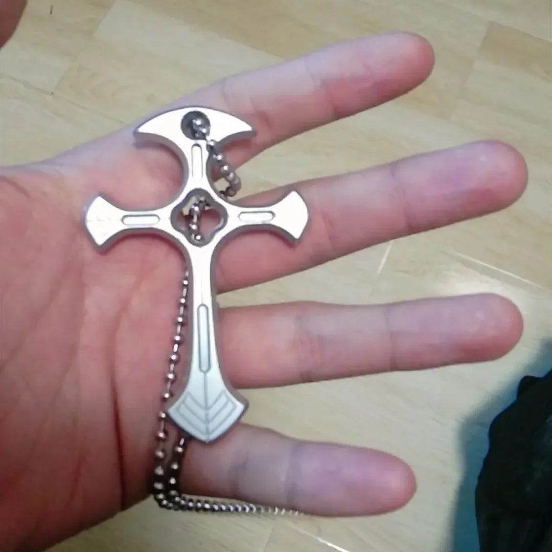 Self Defense Necklace Gadget Personal Security Protection Supplier Emergency EDC Tool