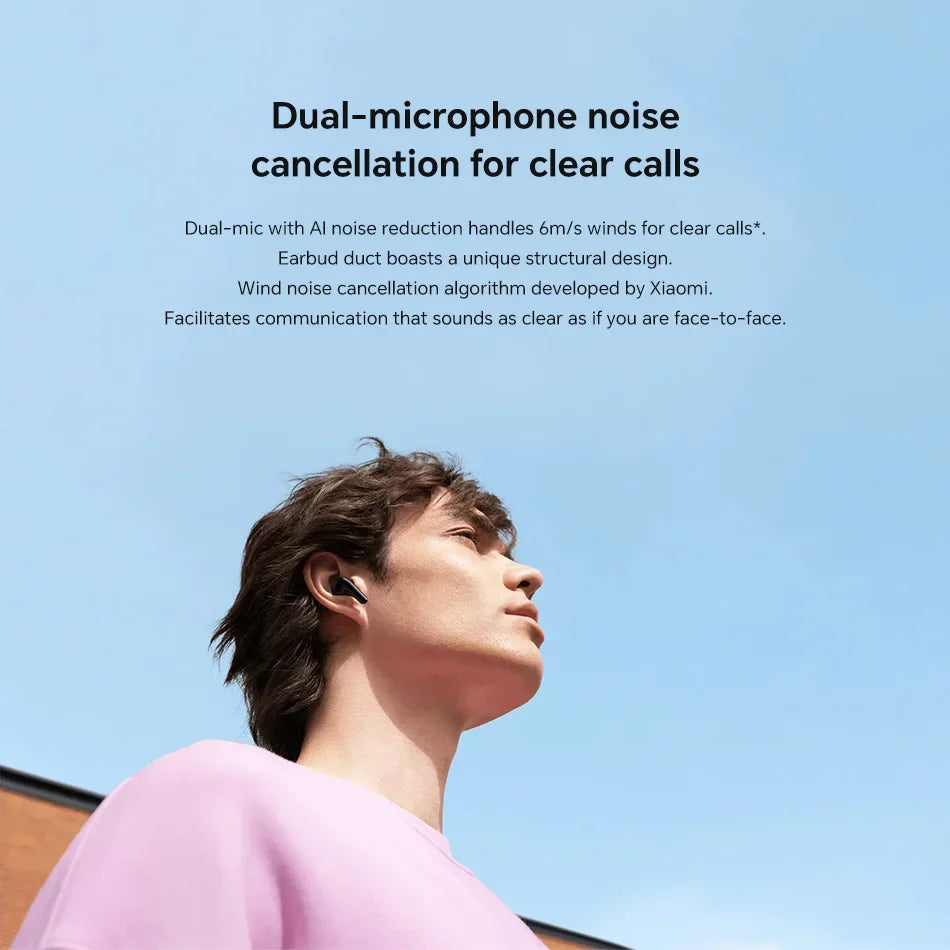 Original Xiaomi Redmi Buds 6 Lite Edition Wireless Bluetooth Earbuds In ear Call Noise Cancellation Long Battery Life