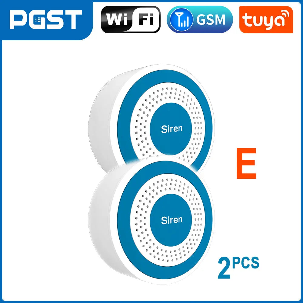 PGST 433Mhz Indoor Wireless Siren Alarm 519 For Smart Security Alarm System PG103, PG105, PG107, PG108