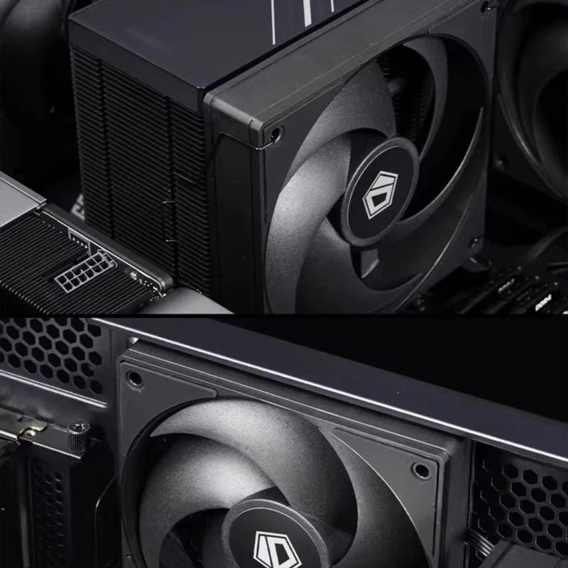 ID-COOLING AS-120-K 120mm High Performance Computer Cooling Fans,Fan Speeds：300- 2000 RPM,Hydraulic Bearing Quiet Long lifespan