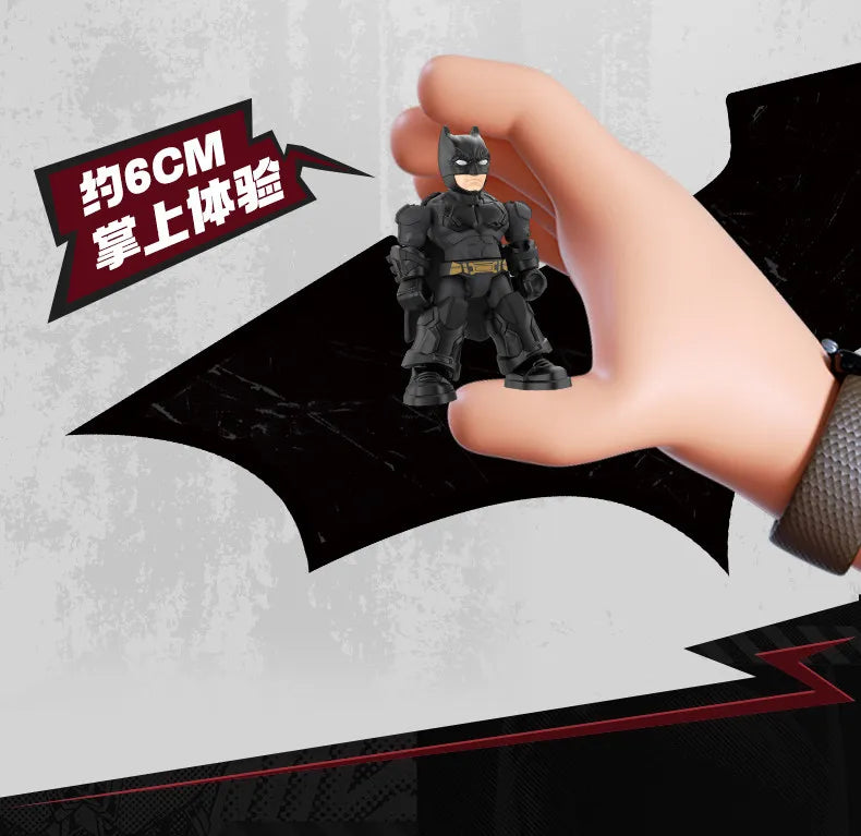 Blokees DC Marvel Hero Batman Star Edition Series  Blind Box Toy E01/E02 6PCS Batman Motorcycle Toy Collectible Perfect Gift