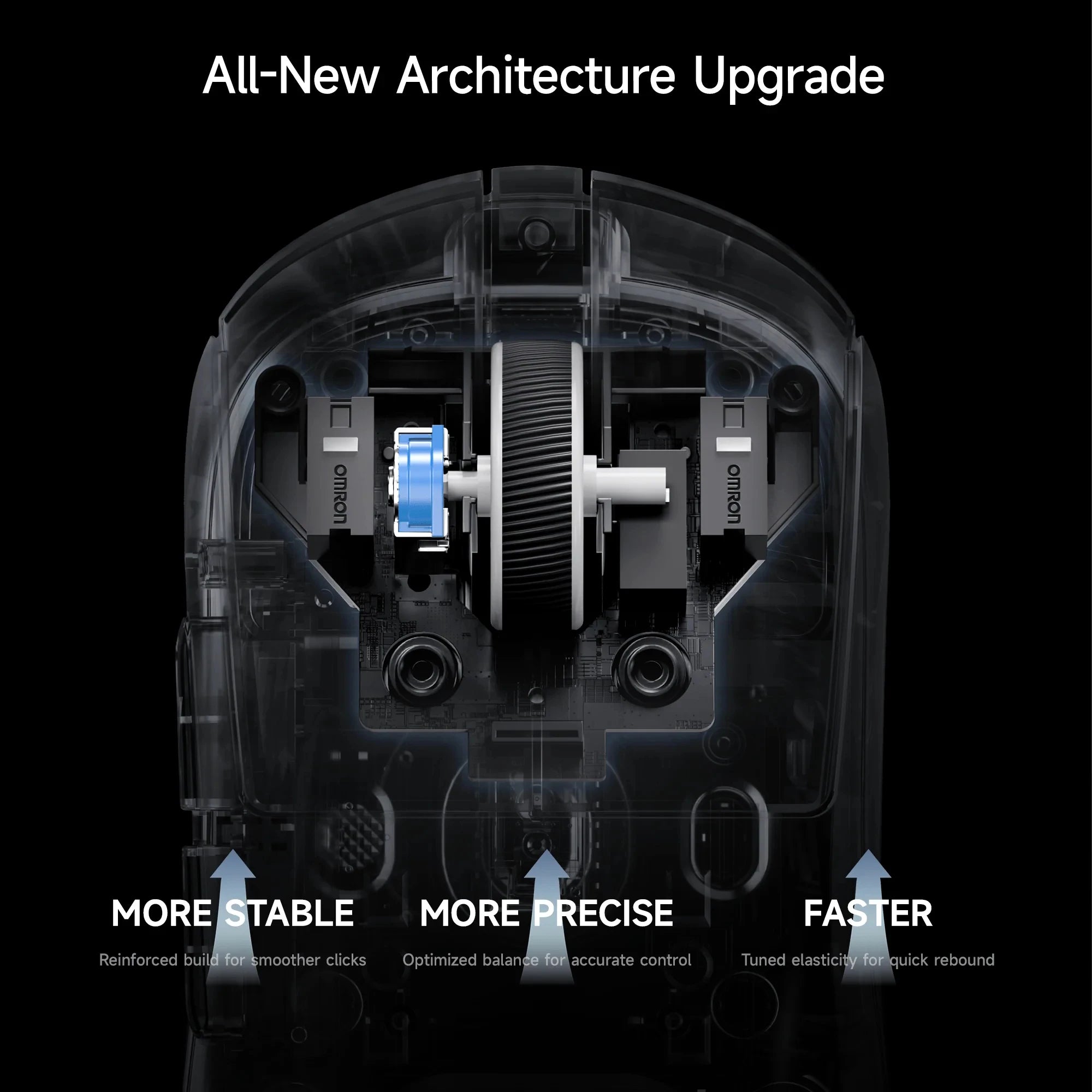 MCHOSE A7 V2 Lightweight Wireless Gaming Mouse Dual 8,000Hz Polling Rate PAW3950 TI Gaming Esports Office Mouse