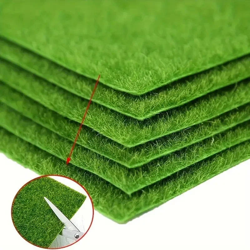 30x30cm Artificial Grassland Simulated Lawn False Moss False Tturf Small Court Landscape Scene Layout Decoration Plant Decor
