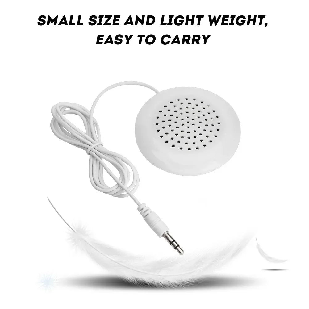 New DIY Pillow Speaker 3.5mm Mini Stereo Speaker For MP3 MP4 CD Music Player Mobile Phone Tablet PC Laptop For IPad Sleeping