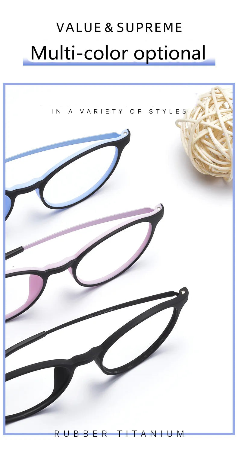Ultralight Titanium Alloy TR90 Reading Glasses For Men And Women Retro Round Anti blue Light Presbyopia Glasses 0 +100 +150 +250