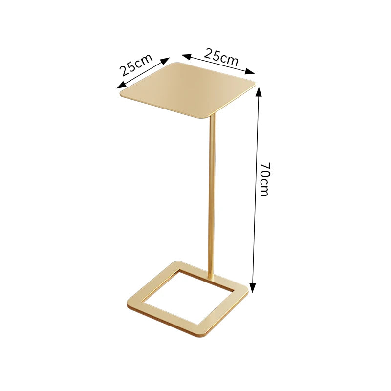 Corner Side Table for Living Room Narrow Sofa Gap Mini Coffee Table Outdoor Small Side Desk
