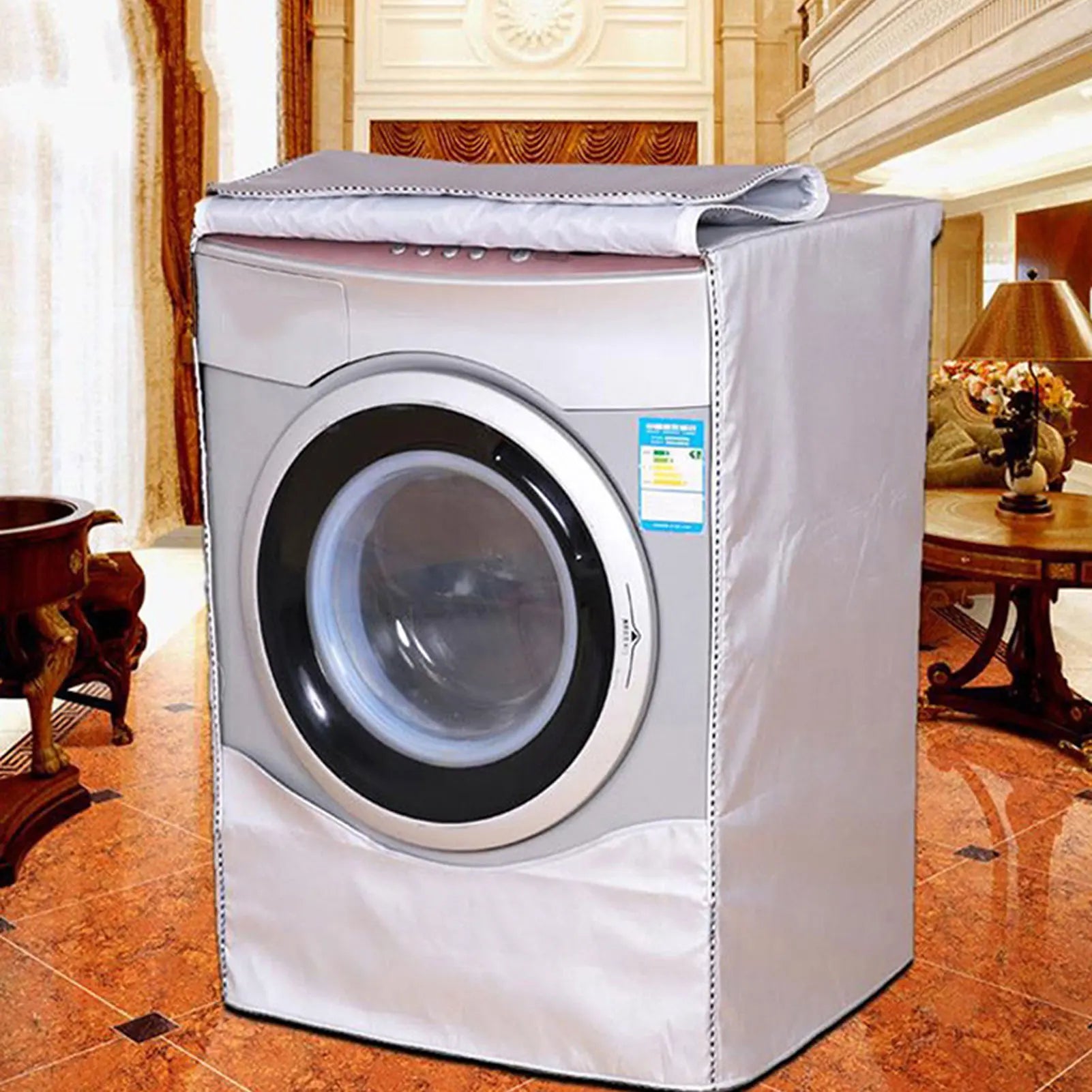 Washing Machine Dustproof Cover Easy to Clean Anti-Corrosion Cover for Automatic Roller Washing Machine
