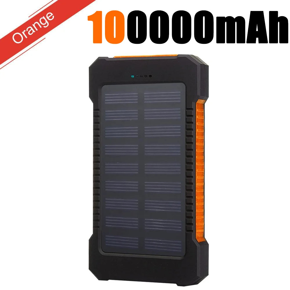 Dual USB Travel Power Bank 500000mAh Waterproof Outdoor Solar Portable Solar Phone Charger Solar For Xiaomi Camping Powerbanks