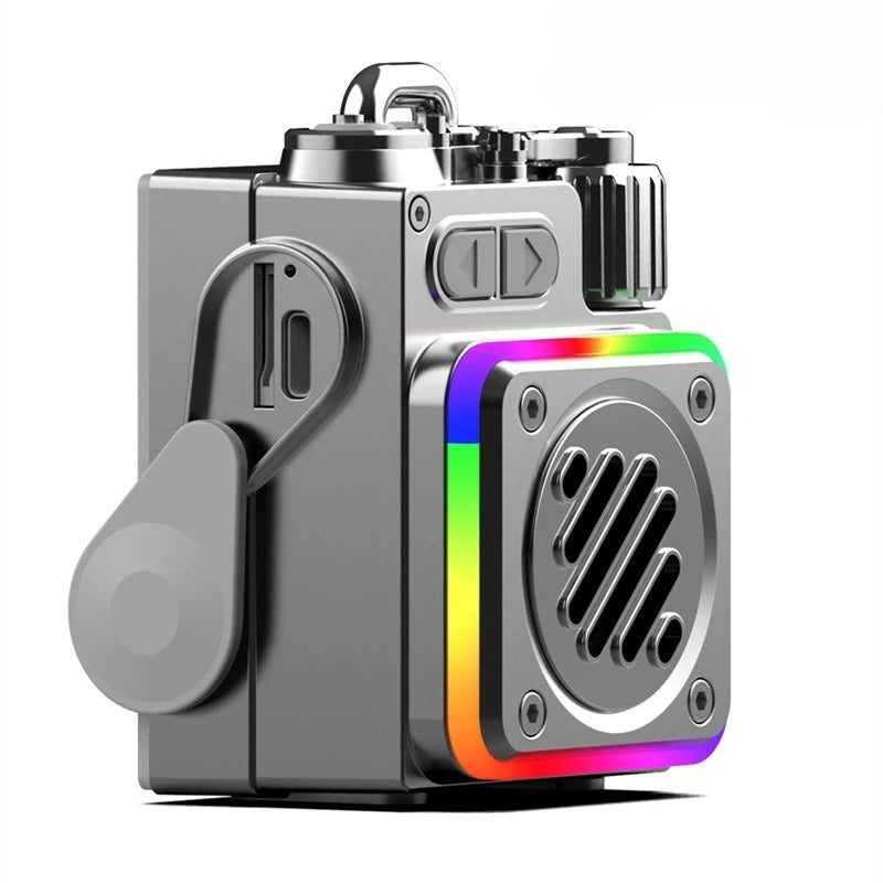 Powerful Bluetooth Speaker, Bass Wireless Outdoor Speakers LED Display Screen with RGB Desktop Subwoofer
