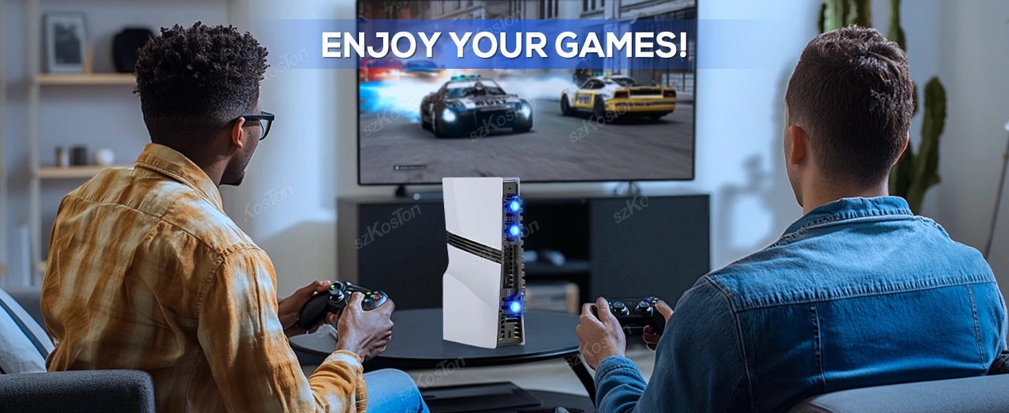 Smart Cooling Fan for PS5 Pro&PS5 Slim Console Automatic Temperature Sensing Adjust Speed for PlayStation5 Pro Games Accessories