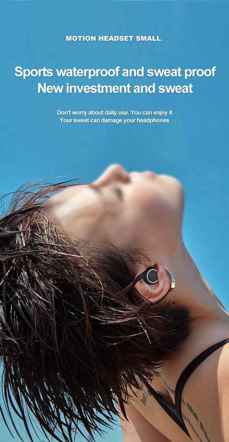 Wireless Ear Hanging Bluetooth 5.2 Earphones Sports Fitness Music Headset In Ear Noise Cancelling Headphones For iPhone Xiaomi