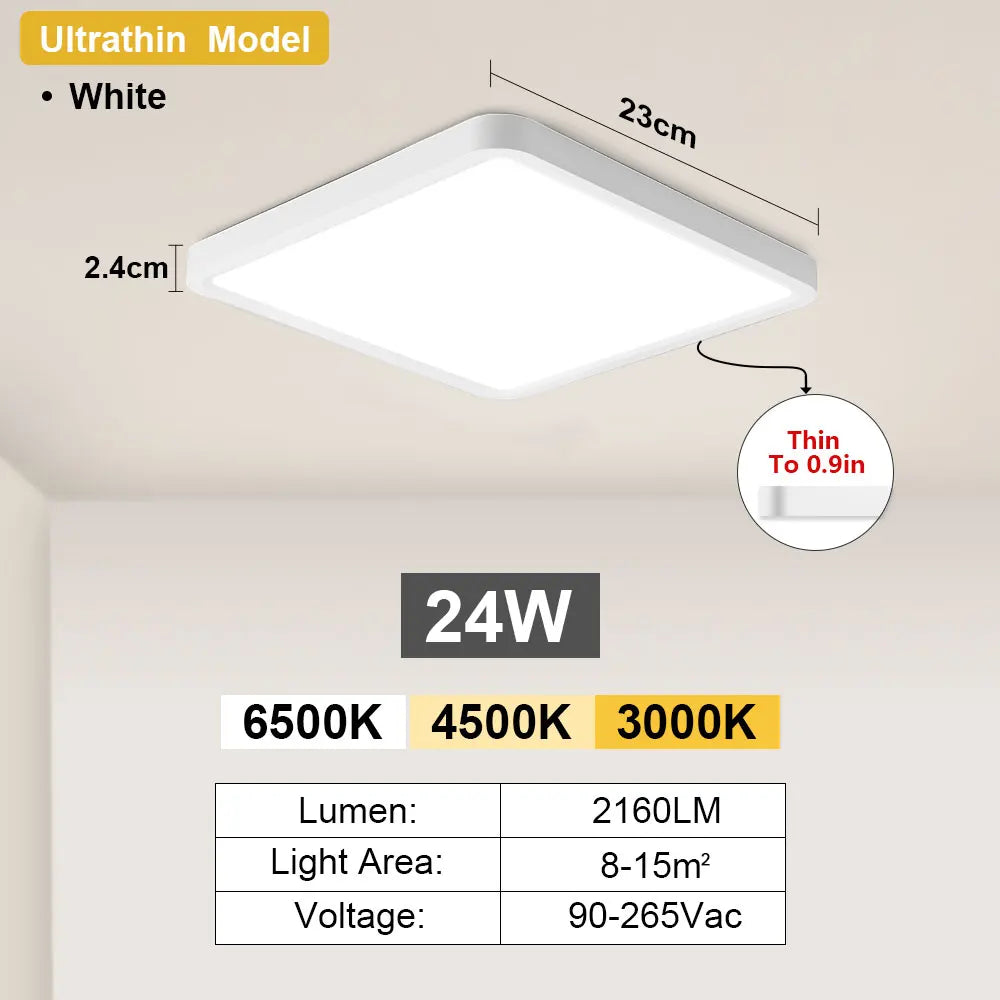 Modern LED Ceiling Light Smart Tuya App Alexa Voice Remote Control Panel Indoor Lamp For Home Bedroom Living Room Kitchen Lustre