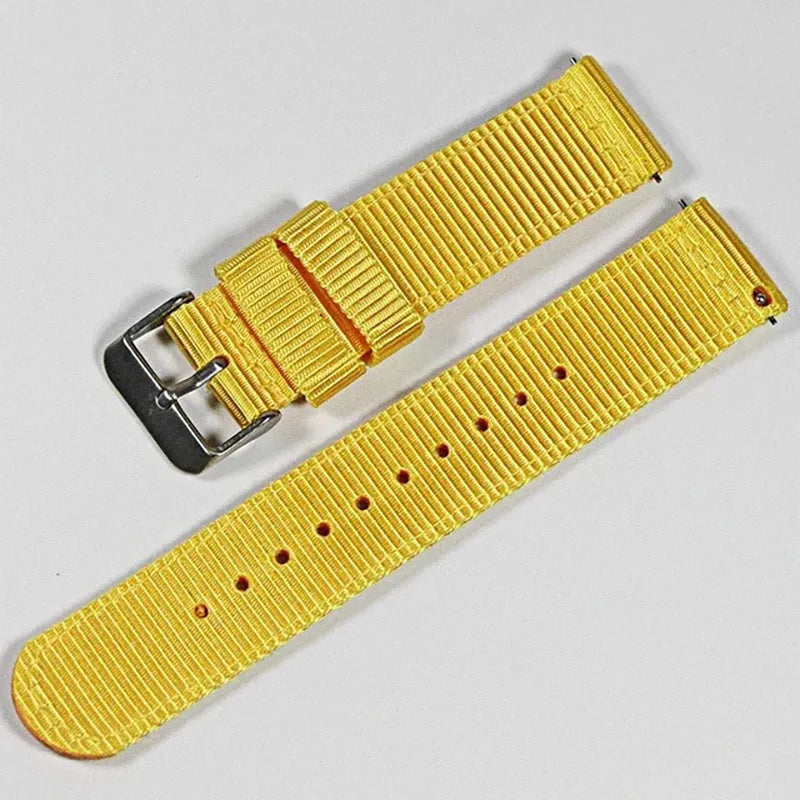 Nylon strap 18mm 20mm strap 22mm strap quick release design suitable for smart watches