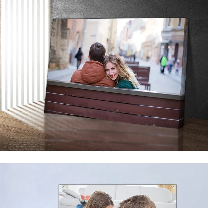 Custom Photos Wall Art with Your Photos Decor Paintings Personalised Gifts Custom Posters Canvas Prints in Any Size Wood Frame