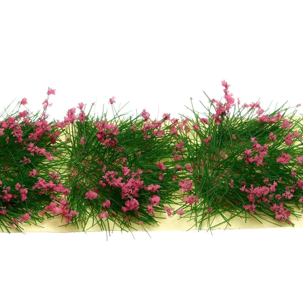 DIY Miniature Garden Decor Durable Static Scenery Model Landscape Wargame Grass Tufts Building Layout Sand Table Flower Cluster